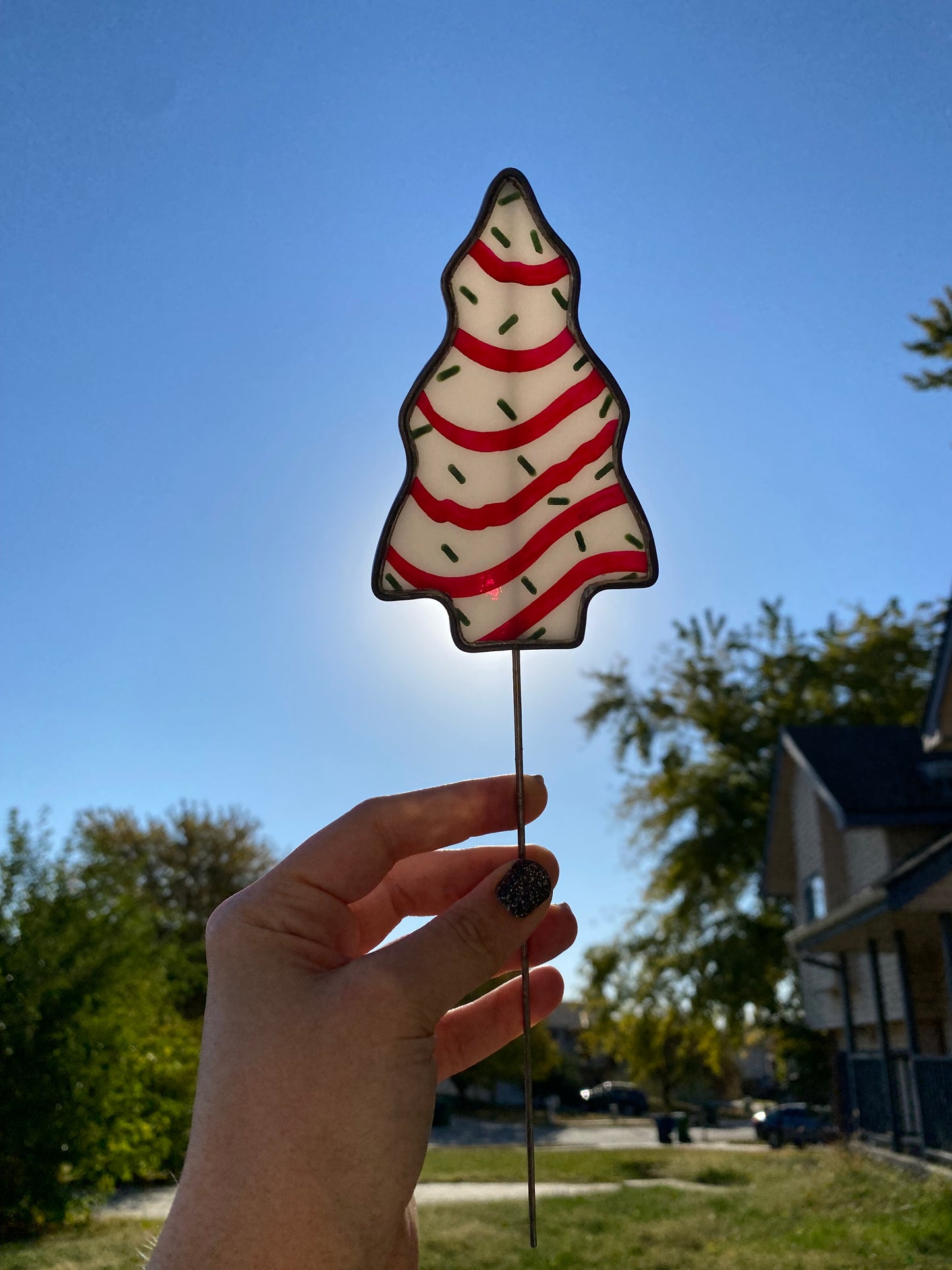 Tree Cake Plant Stake