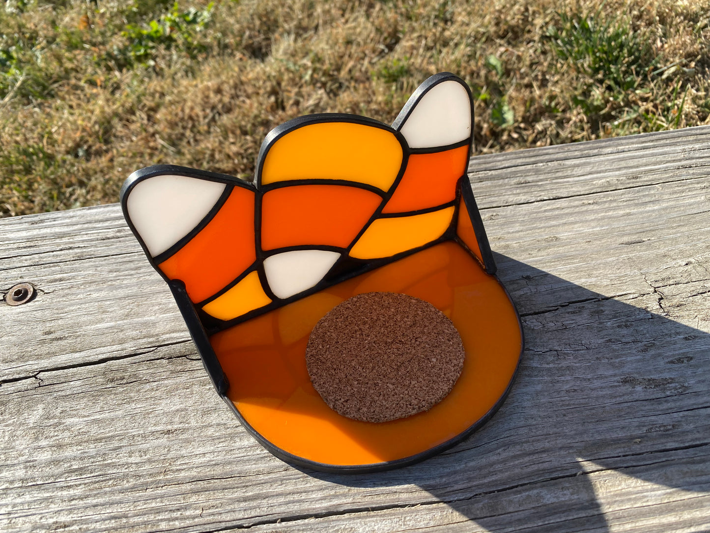 Candy Corn Tealight Candle Holder