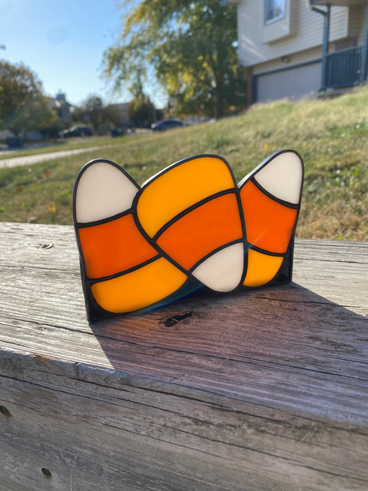 Candy Corn Tealight Candle Holder